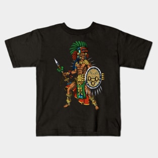 Ancient Mayan Warrior Kids T-Shirt